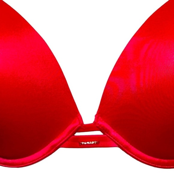 VICTORIA’S SECRET Very Sexy Push-up Double straps Rhinestones Pink 38DD/38E - Picture 4 of 16